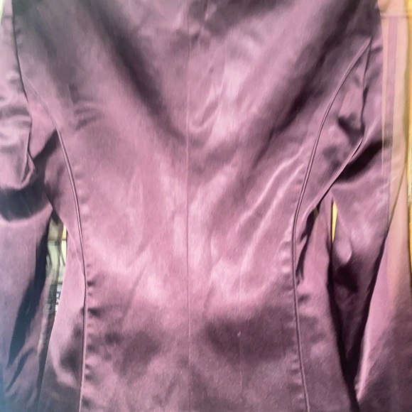 Cache Satin Blazer with jeweled Buttons - Picture 5 of 6